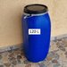 Butoi plastic cu capac si cerc 120 L,
